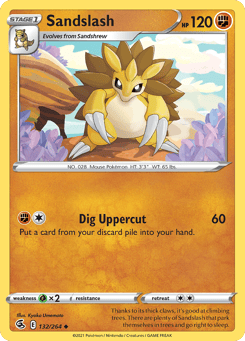 Sandslash Fusion Strike #132