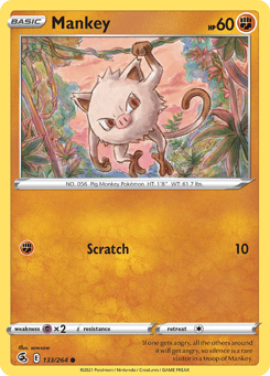 Mankey Fusion Strike #133