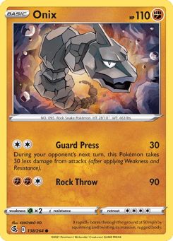 Onix Fusion Strike #138