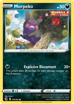 Morpeko Fusion Strike #179