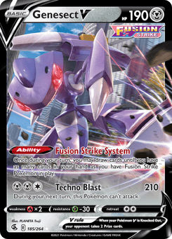Genesect V Fusion Strike #185