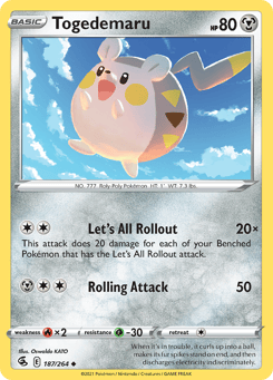 Togedemaru Fusion Strike #187