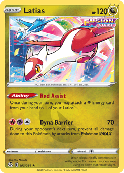 Latias Fusion Strike #193