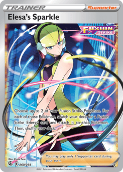 Elesa's Sparkle Fusion Strike #260