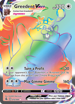 Greedent VMAX Fusion Strike #272