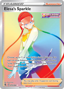 Elesa's Sparkle Fusion Strike #275