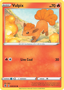 Vulpix Fusion Strike #28