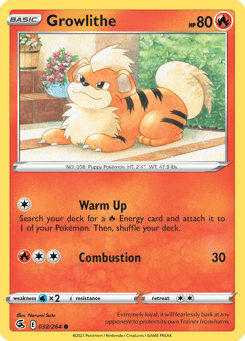 Growlithe Fusion Strike #32