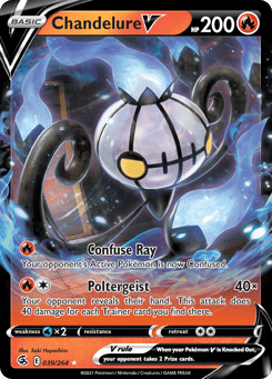 Chandelure V Fusion Strike #39