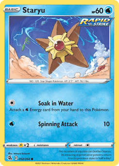 Staryu Fusion Strike #52