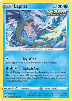 Lapras Fusion Strike #54