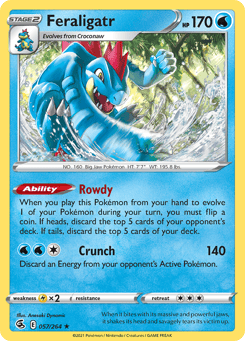 Feraligatr Fusion Strike #57