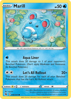 Marill Fusion Strike #58