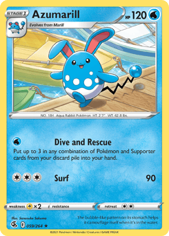 Azumarill Fusion Strike #59