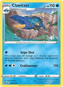 Clawitzer Fusion Strike #75