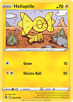 Helioptile Fusion Strike #98