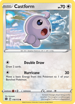 Castform Brilliant Stars #116