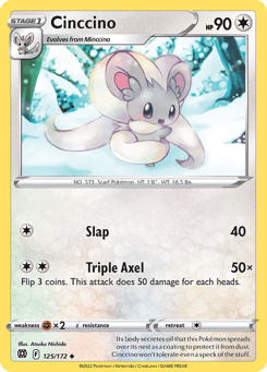 Cinccino Brilliant Stars #125