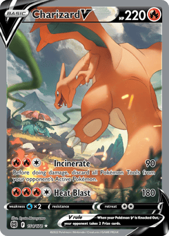 Glurak V Brilliant Stars #154