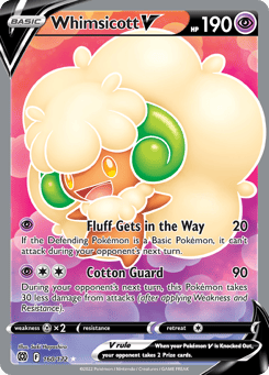 Whimsicott V Brilliant Stars #160