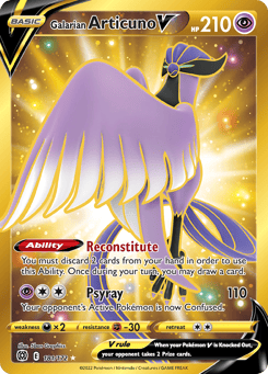 Galarian Articuno V Brilliant Stars #181