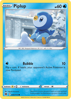 Piplup Brilliant Stars #35
