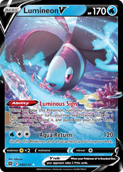 Lumineon V Brilliant Stars #40
