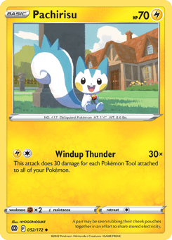 Pachirisu Brilliant Stars #52