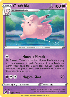 Clefable Brilliant Stars #54
