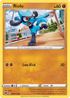 Riolu Brilliant Stars #78