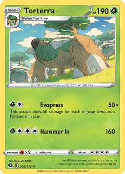Torterra Brilliant Stars #8