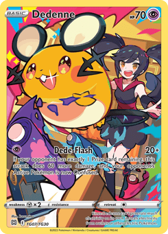 Dedenne Brilliant Stars Trainer Gallery #TG07