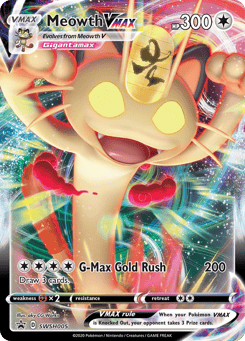 Meowth VMAX SWSH Black Star Promos #SWSH005