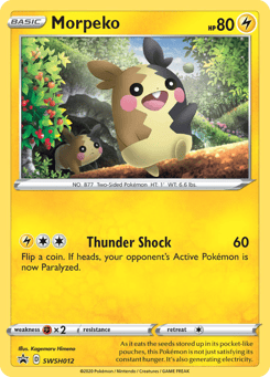 Morpeko SWSH Black Star Promos #SWSH012