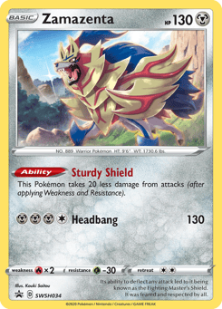 Zamazenta SWSH Black Star Promos #SWSH034