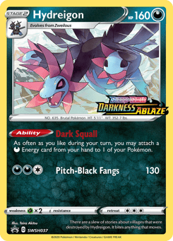 Hydreigon SWSH Black Star Promos #SWSH037