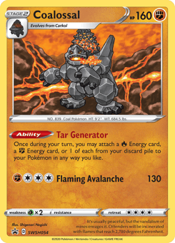 Coalossal SWSH Black Star Promos #SWSH054