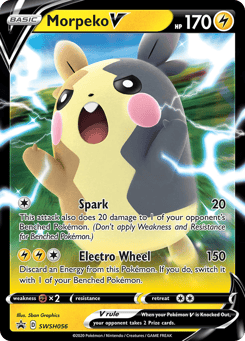 Morpeko V SWSH Black Star Promos #SWSH056