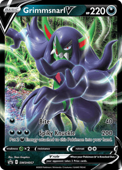 Grimmsnarl V SWSH Black Star Promos #SWSH057