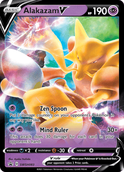 Alakazam V SWSH Black Star Promos #SWSH083
