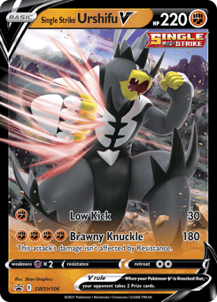 Single Strike Urshifu V SWSH Black Star Promos #SWSH106