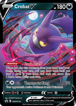 Crobat V SWSH Black Star Promos #SWSH110