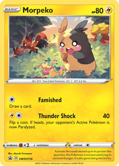 Morpeko SWSH Black Star Promos #SWSH116