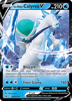 Ice Rider Calyrex V SWSH Black Star Promos #SWSH130