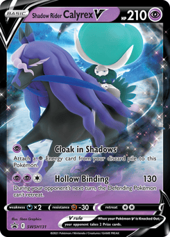 Shadow Rider Calyrex V SWSH Black Star Promos #SWSH131