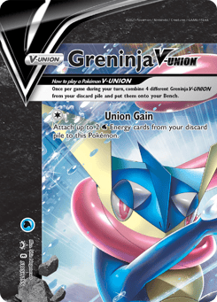 Greninja V-UNION SWSH Black Star Promos #SWSH155