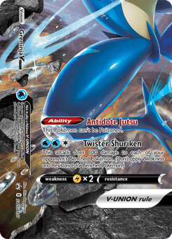 Greninja V-UNION SWSH Black Star Promos #SWSH157