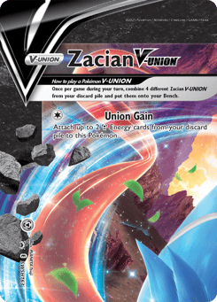 Zacian V-UNION SWSH Black Star Promos #SWSH163
