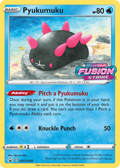 Pyukumuku SWSH Black Star Promos #SWSH169