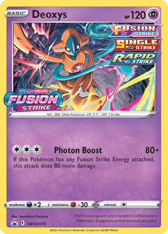 Deoxys SWSH Black Star Promos #SWSH170